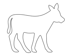 Calf Kids Coloring Pages Pdf, Free Vectors File