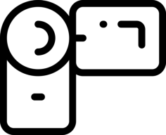 Camcorder Stencil Svg Design File, Free Vectors File