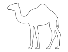 Camel Coloring Pdf, Free Vectors File