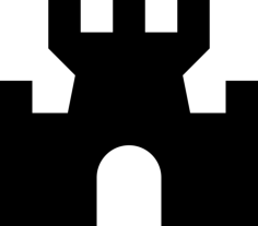 Castle Tracing Svg Vector, Free Vectors File