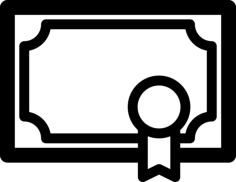 Certificate Outline Svg File, Free Vectors File