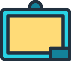 Chalkboard Outline Svg Vector, Free Vectors File