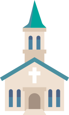 Chapel Svg Line Art, Free Vectors File