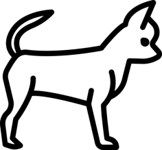 Chihuahua Engraving Svg Design, Free Vectors File