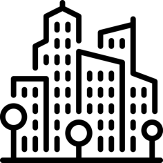 Cityscape Engraving Svg Design, Free Vectors File