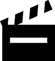 Clapperboard Sketch Svg Vector, Free Vectors File