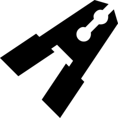 Clippers Outline Svg File, Free Vectors File