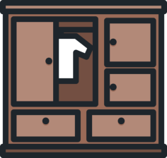 Closet Digital Sketch Svg Design, Free Vectors File