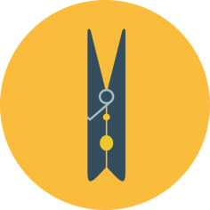 Clothespin Stencil Svg Vector, Free Vectors File