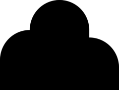 Cloud Editable Svg Line Art, Free Vectors File
