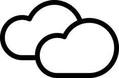 Clouds Vinyl Cutting Svg File, Free Vectors File