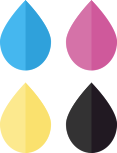 Cmyk Line Art Svg Vector, Free Vectors File