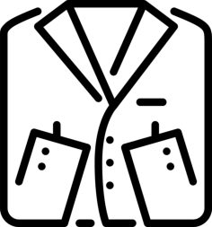Coat Outline Icon Svg Set, Free Vectors File