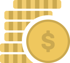 Coins Outline Svg File, Free Vectors File