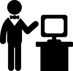 Computing Outline Icon Svg Set, Free Vectors File