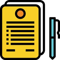 Contract Line Art Illustration Svg, Free Vectors File