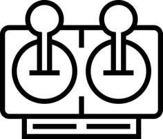 Controls Silhouette Svg Vector, Free Vectors File