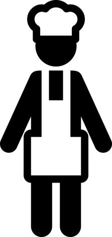 Cook Editable Svg Line Art, Free Vectors File