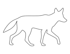 Coyote Coloring Pages Pdf, Free Vectors File