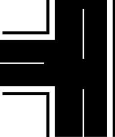 Crossroad Outline Svg File, Free Vectors File