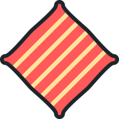 Cushion Outline Svg File, Free Vectors File