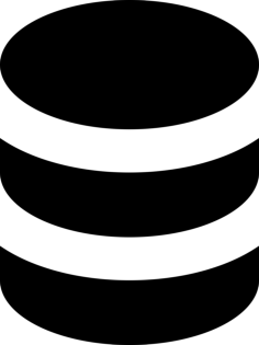 Database Stencil Svg Vector, Free Vectors File