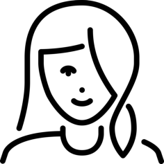 Daughter Outline Icon Svg Set, Free Vectors File