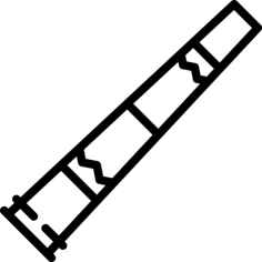 Didgeridoo Stencil Svg Vector, Free Vectors File