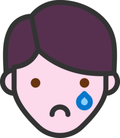 Disappointment Outline Svg File, Free Vectors File