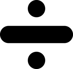 Division Outline Icon Svg Set, Free Vectors File