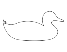 Duck Coloring Pdf, Free Vectors File