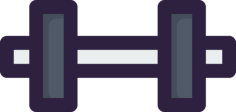 Dumbbell Outline Svg File, Free Vectors File