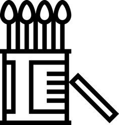 Earbuds Outline Svg Vector, Free Vectors File