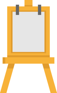 Easel Outline Svg Vector, Free Vectors File