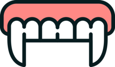 Fangs Laser Cut Svg File, Free Vectors File