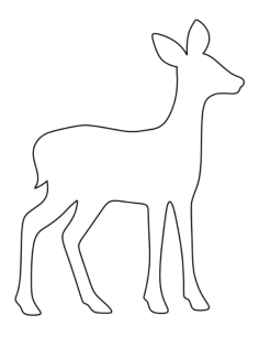 Fawn Coloring Pdf, Free Vectors File
