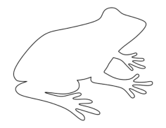 Frog Coloring Pdf, Free Vectors File
