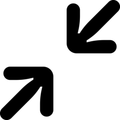 Fullscreenexit Line Tracing Svg Vector, Free Vectors File