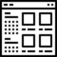 Gallery Outline Svg Vector, Free Vectors File