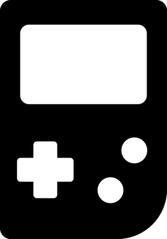 Gameboy Outline Svg Vector, Free Vectors File