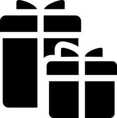 Giftboxes Outline Svg Vector, Free Vectors File