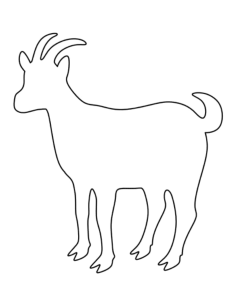 Goat Kids Coloring Pages Pdf, Free Vectors File