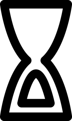 Hourglass Line Tracing Svg Vector, Free Vectors File