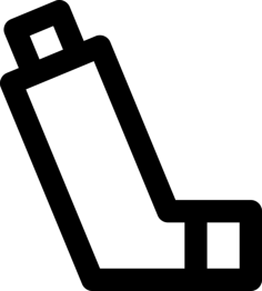 Inhaler Vinyl Svg File, Free Vectors File