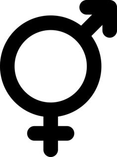 Intersex Contour Svg Vector, Free Vectors File