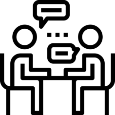 Interview Svg Line Art, Free Vectors File