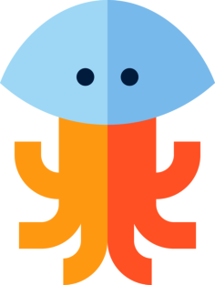 Jellyfish Outline Icon Svg Set, Free Vectors File