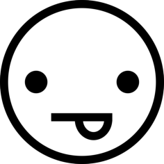 Joke Outline Svg Vector, Free Vectors File