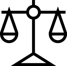 Justice Sticker Outline Svg File, Free Vectors File