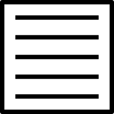 Justify Outline Svg Vector, Free Vectors File